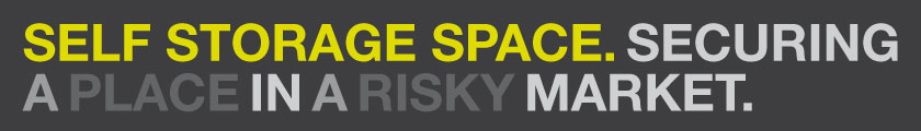 Self Storage Space. Securing a place in a risky market.