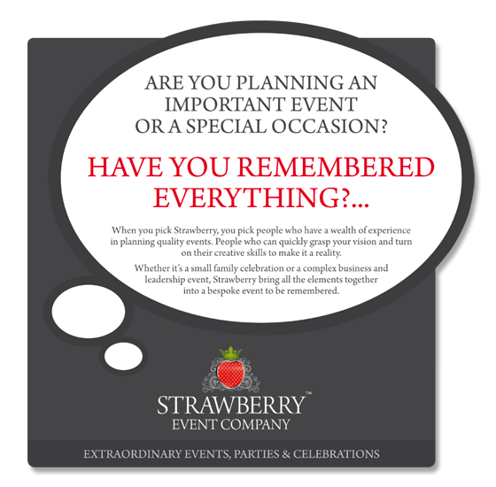 Our Work: Strawberry Event Company